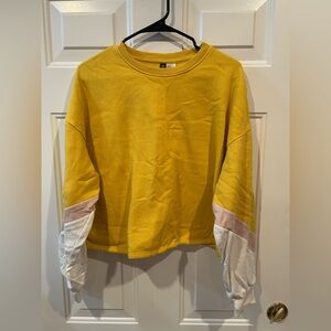 H&M Divided Yellow Sweatshirt